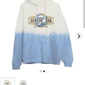 The Beach Boys Surfin' USA Blue and Pink/White Hoodie 0059